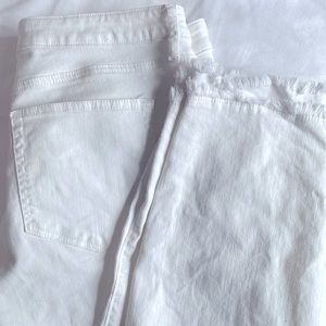 ALOFT Curvy Skinny White Denim Jeans Size 32